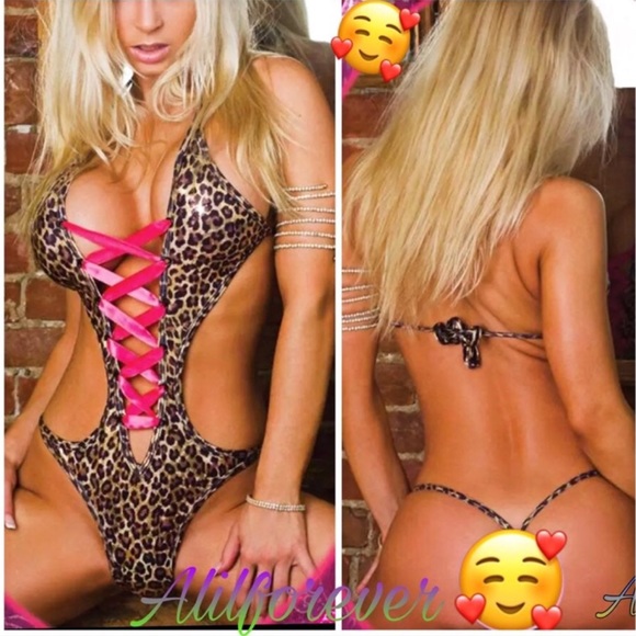 Leopard Lingerie Bodysuit - Picture 5 of 5